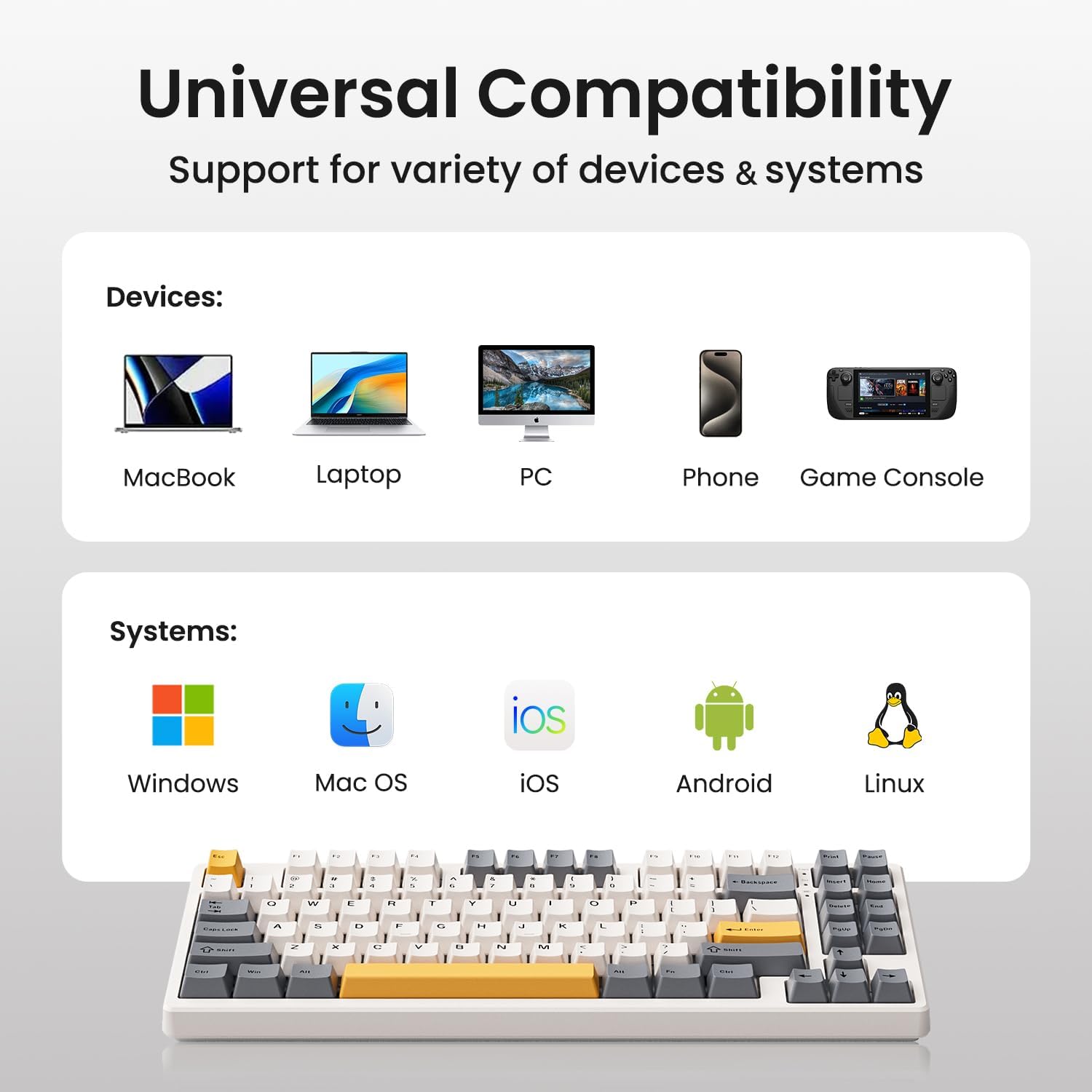 Thumbnail 5 de Kisnt KN85 4000 mAh compact 75% keyboard ⌨