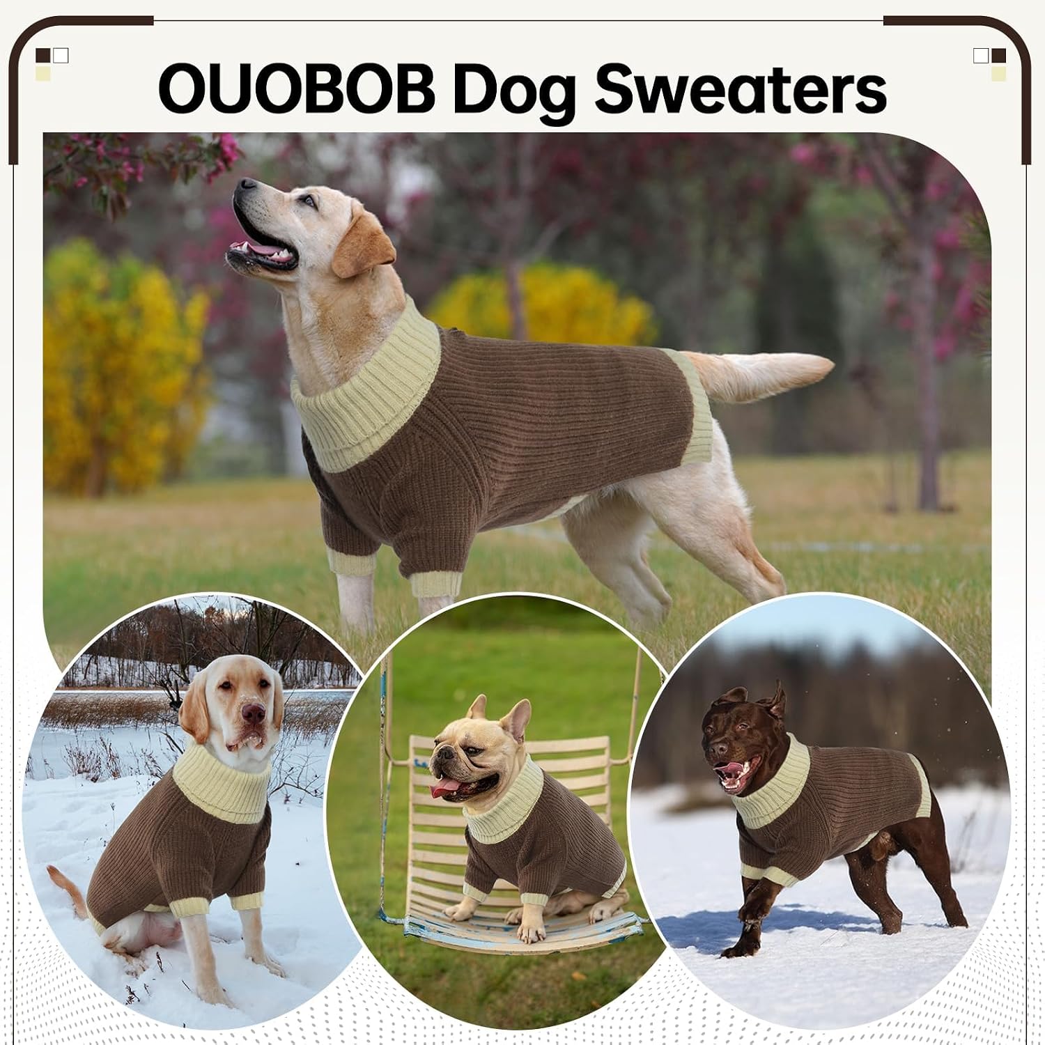 Thumbnail 6 de Thermal dog jumper knitwear for medium dogs