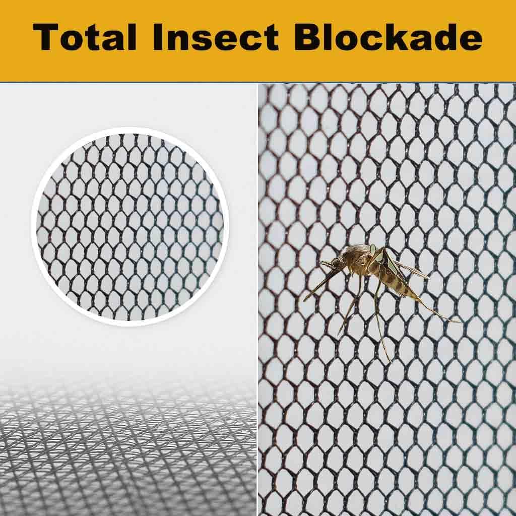 Thumbnail 3 de Jeffica Magnetic Fly Screen Door – Extra Sturdy, Pet-Friendly Auto-Close Insect Curtain (90x210cm, Black)