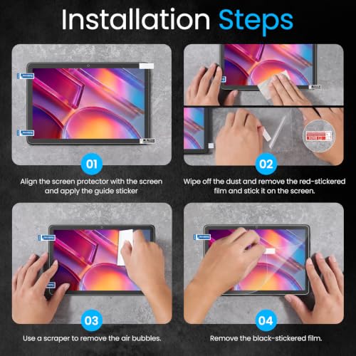 Thumbnail 8 de MoKo 3 Pack AntiGlare Screen Protector for 10.1" Fire HD 10 (13th/11th Gen)