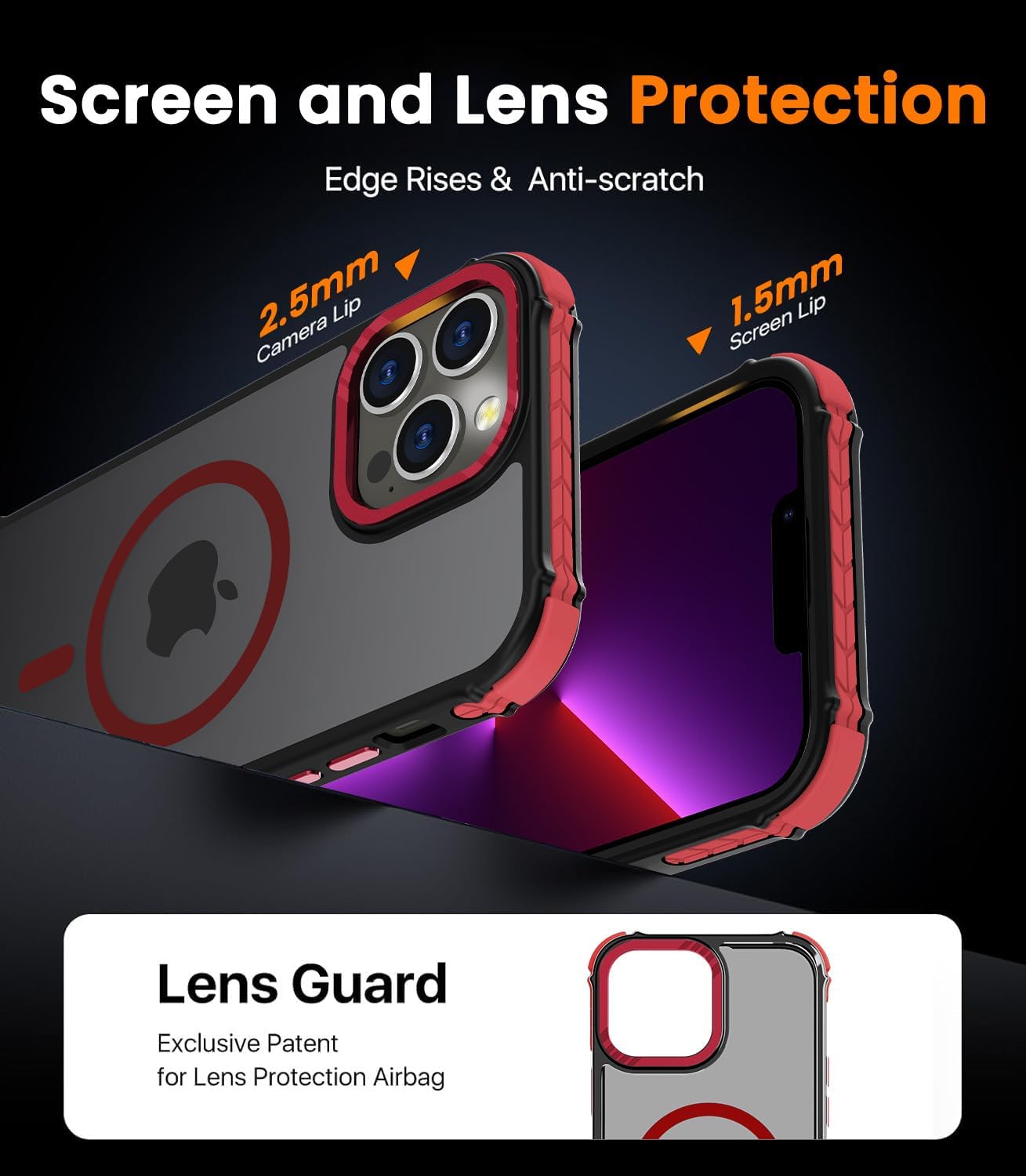 Thumbnail 6 de DEERLAMN Strong Magnetic Case for iPhone 15 Pro Max