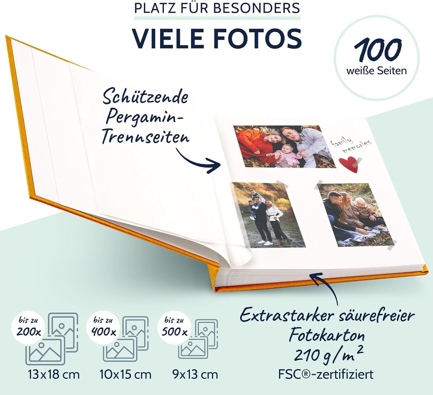 Detalle 2 de goldbuch 31 705 Summertime – album fotograficzny 30 × 31 cm, 100 białych stron