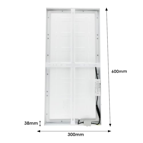 Detalle de M Ledme Plafón Superficie Panel LED 60×30 cm 24W con selector de color y driver incluido
