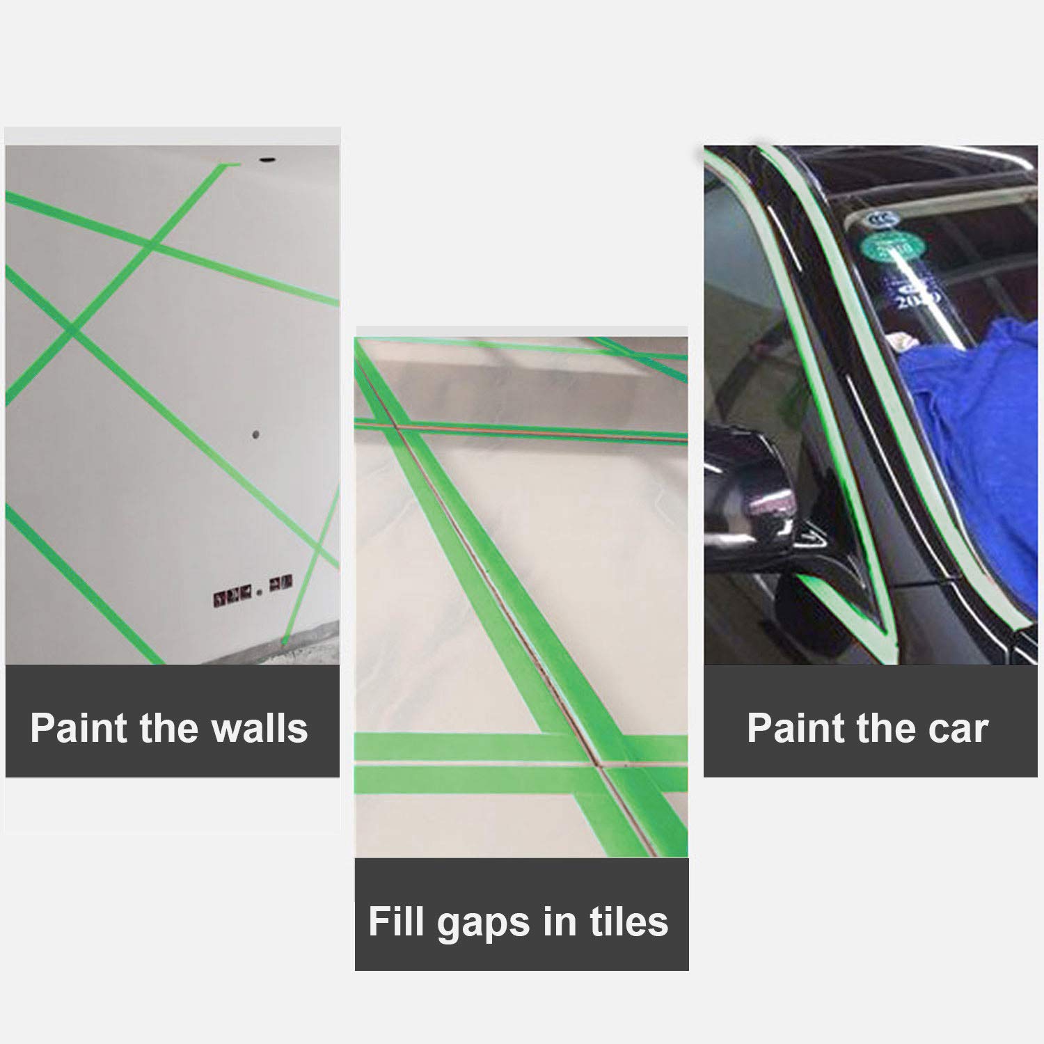 Thumbnail 6 de Eagle smart 10pcs Green 24mm Low Tack Masking Tape