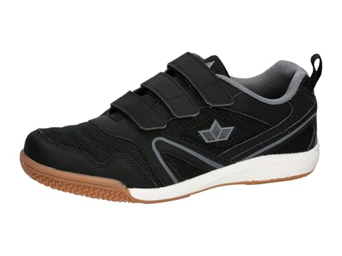 Detalle 2 de Lico Boulder V Unisex Kinder Multisport Indoor Schuhe – Schwarz/Anthrazit, Größe 37 EU