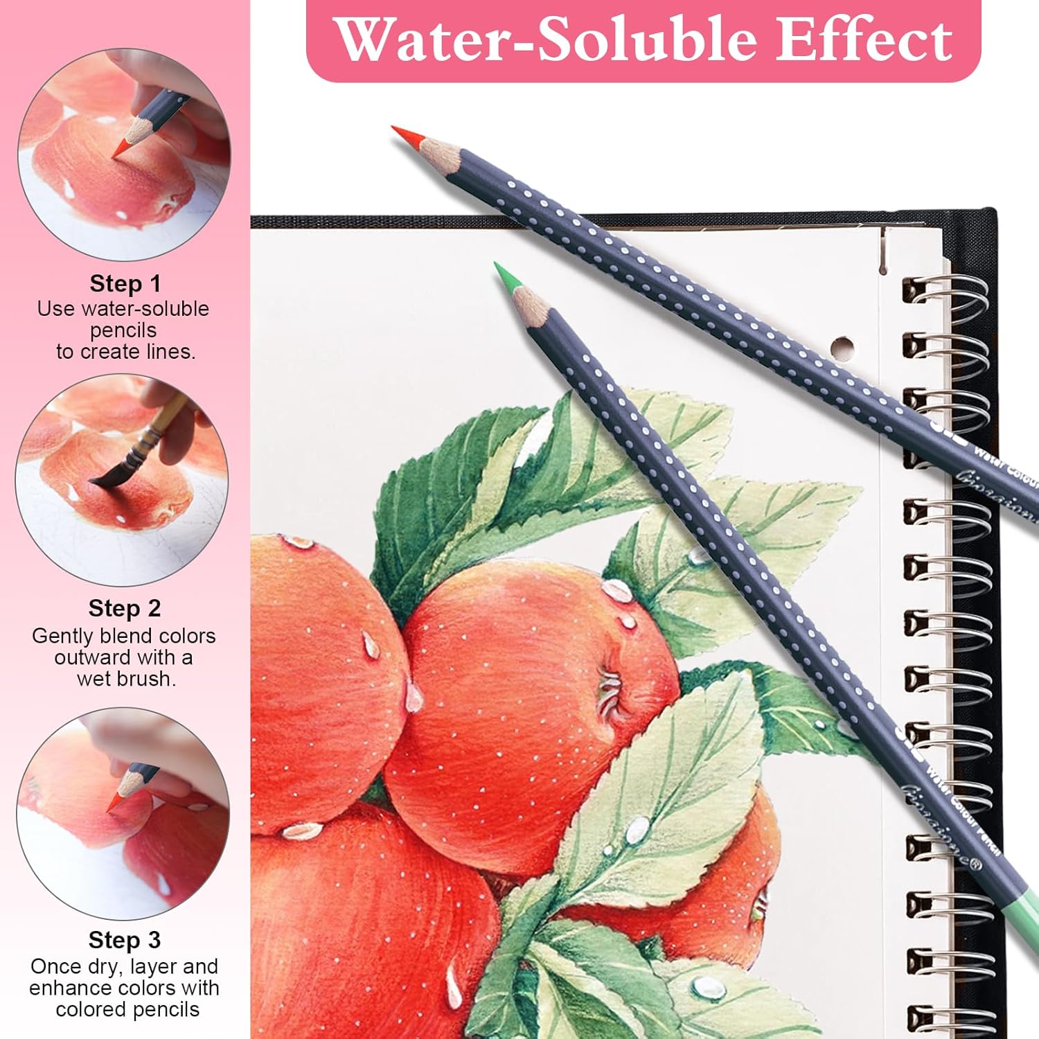 Thumbnail 3 de Surcotto 36 Watercolour Pencils set