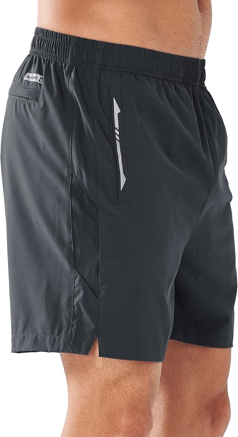 Detalle 2 de NORTHYARD Men's 5"/7"/9" Running Athletic Shorts — Lightweight, Quick-Dry with 3 ZIP Pockets