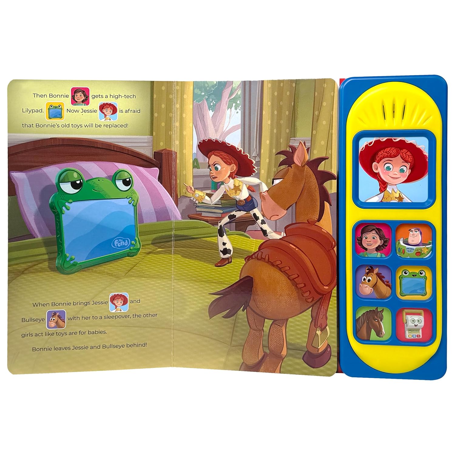 Detalle 2 de PI Kids Disney Pixar Toy Story 5 Let’s Play! Sound Book with 7 Play-a-Sound Buttons
