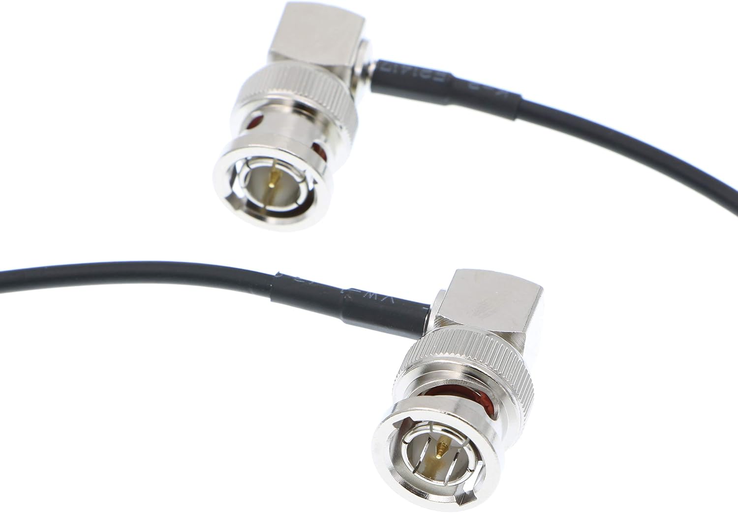 Detalle de Alvin's Cables RG179 Blackmagic HD/SDI Coax BNC Male to Male Right-Angle Cable (30CM)