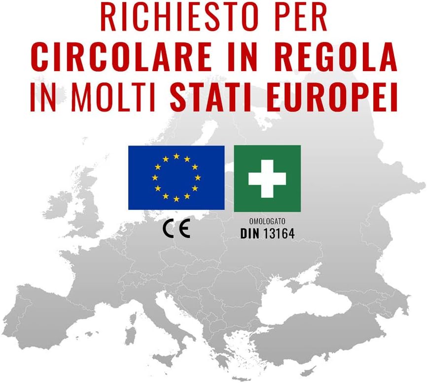Detalle de Quattroerre 16056 Kit di Pronto Soccorso per Auto Omologato DIN 13164