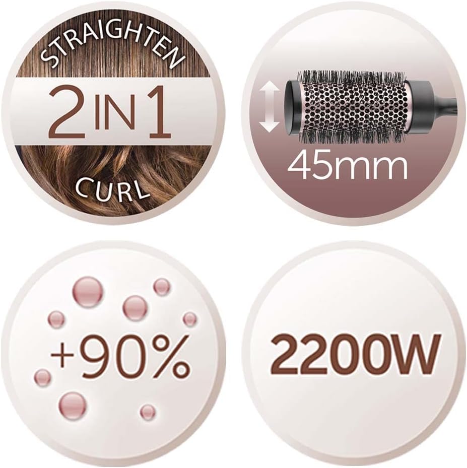 Thumbnail 3 de Remington Asciugacapelli 2200W D5707: styling con 3 accessori e 3+2 regolazioni