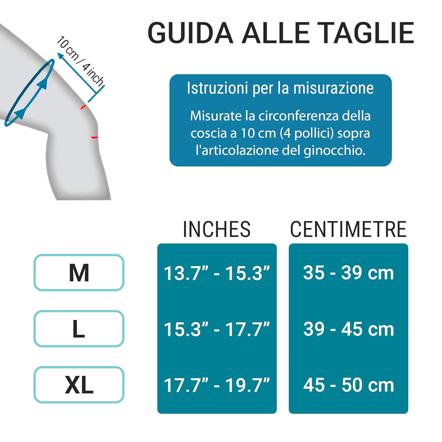 Thumbnail 2 de 360 RELIEF Ginocchiera a Compressione con Imbottitura in Gel – Un supporto versatile per uomo e donna