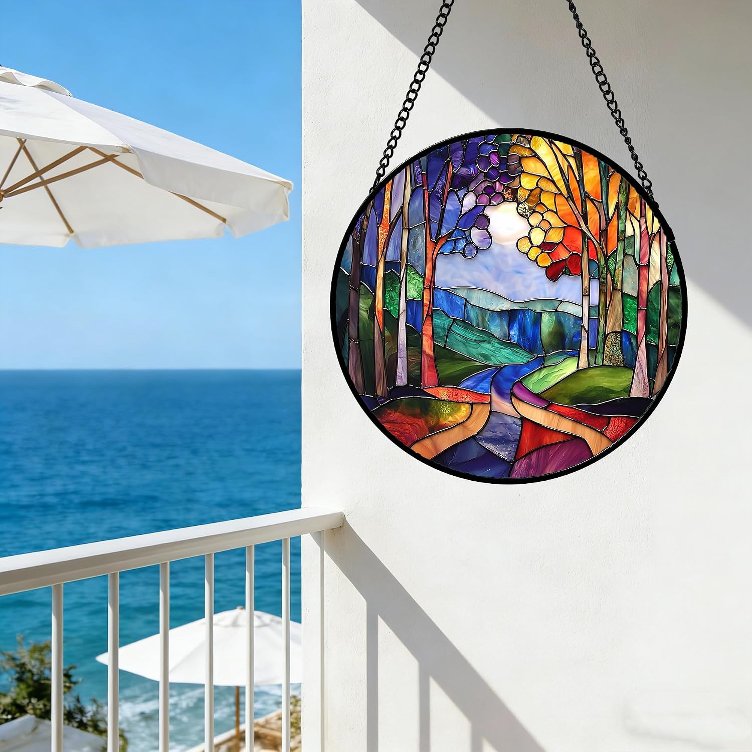 Detalle 2 de Stained Glass Suncatcher 9.8-Inch