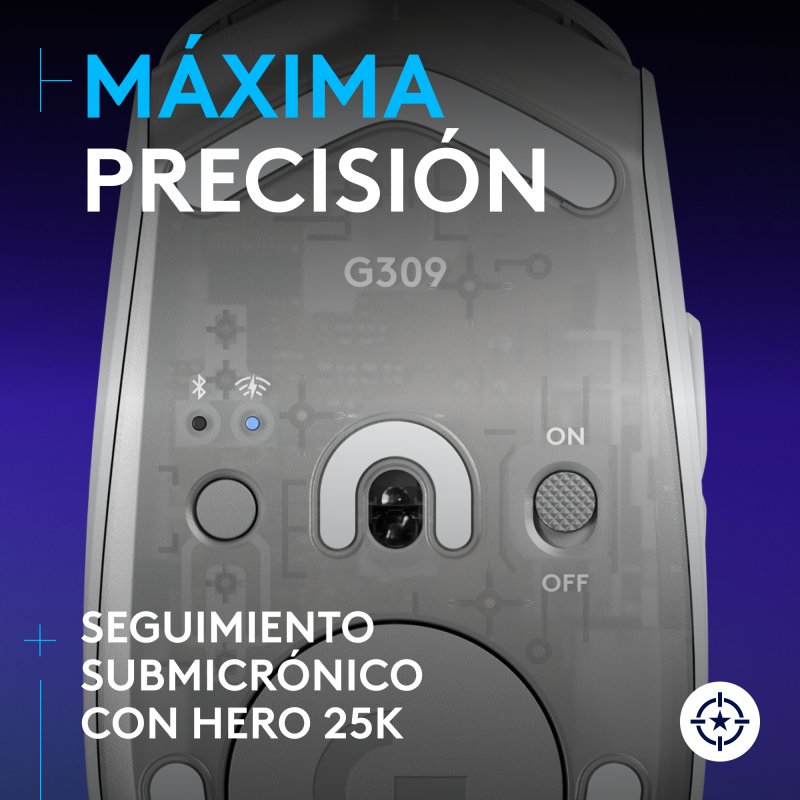 Thumbnail 2 de Logitech G G309 Lightspeed Ratón inalámbrico blanco 🖱