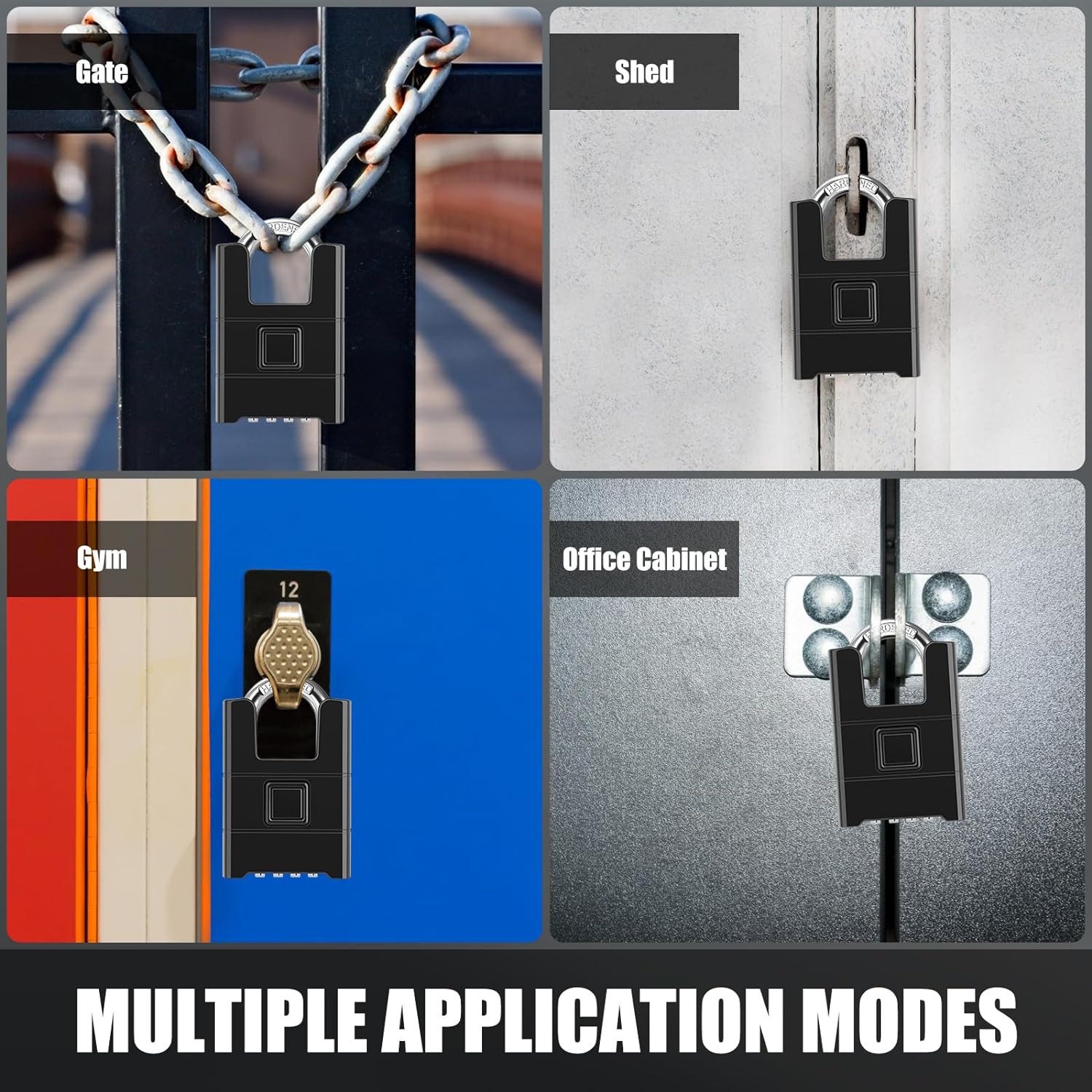 Thumbnail 6 de Diyife Large Heavy Duty 54mm 4-digit combination padlock 🔐