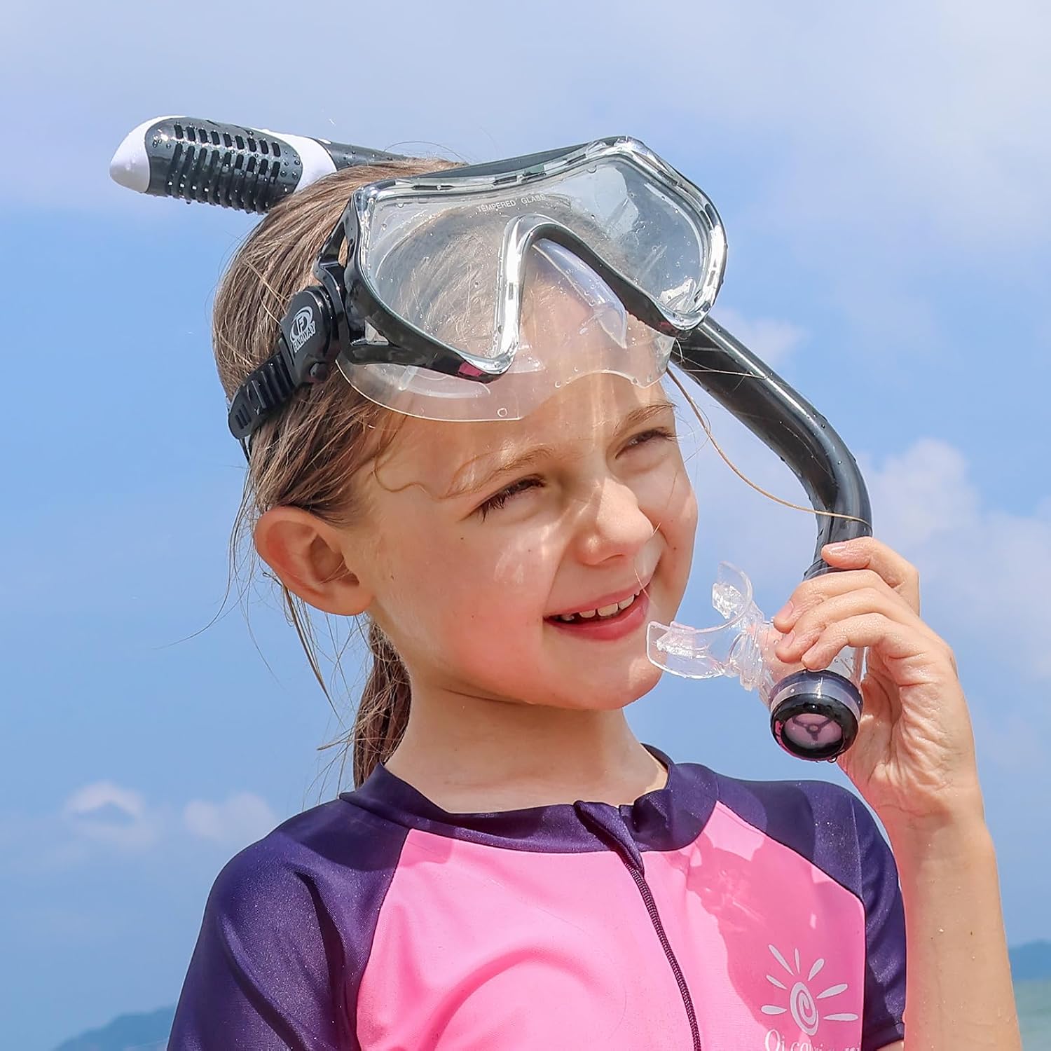 Thumbnail 6 de Findway Taucherbrille Kinder – Panoramablick 180° mit Nasenschutz und Anti-Nebel