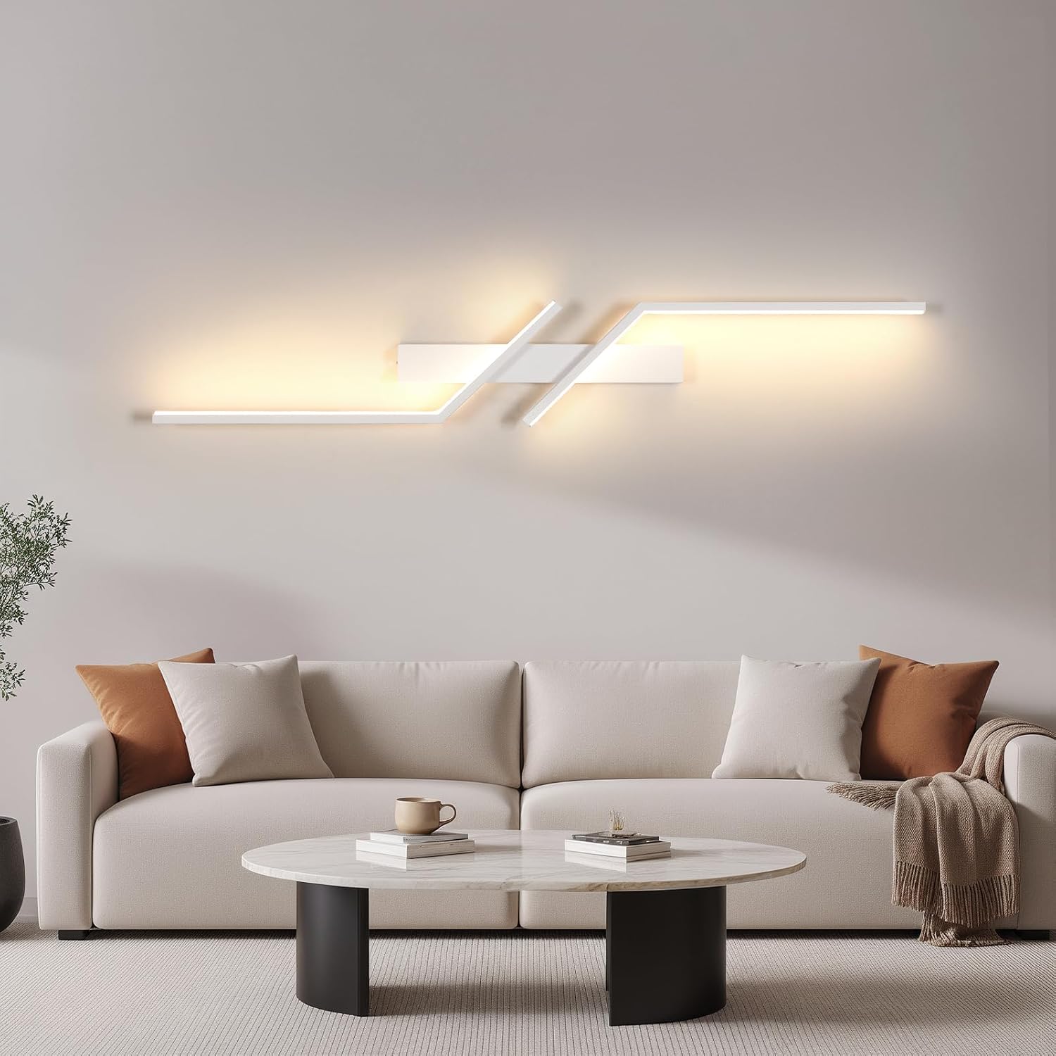 Detalle 2 de DELIPOP Aplique LED Interior, 24W Blanco Cálido 🛋