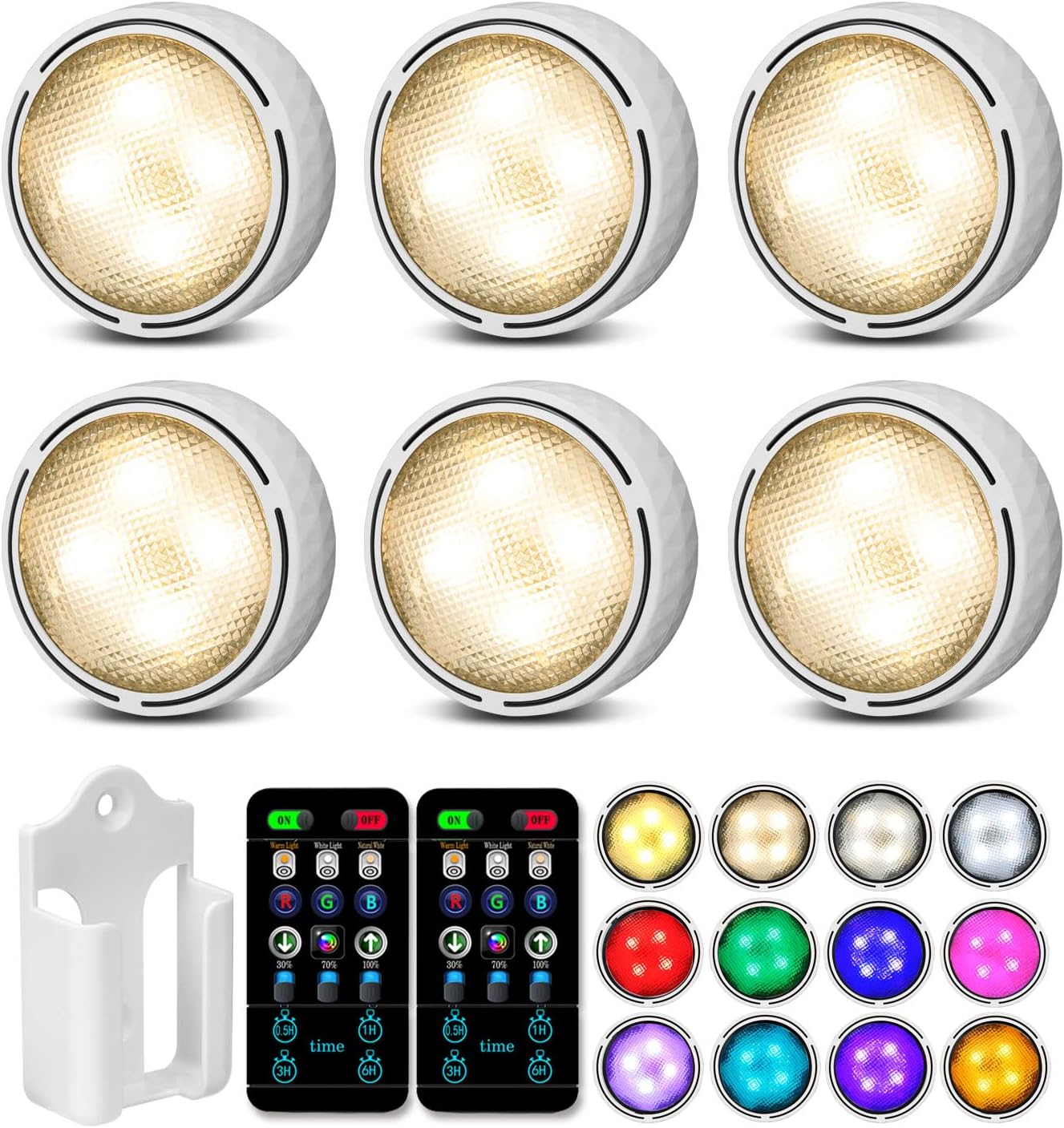 Detalle de Onumii Under Cupboard Light RGB 6 Pack