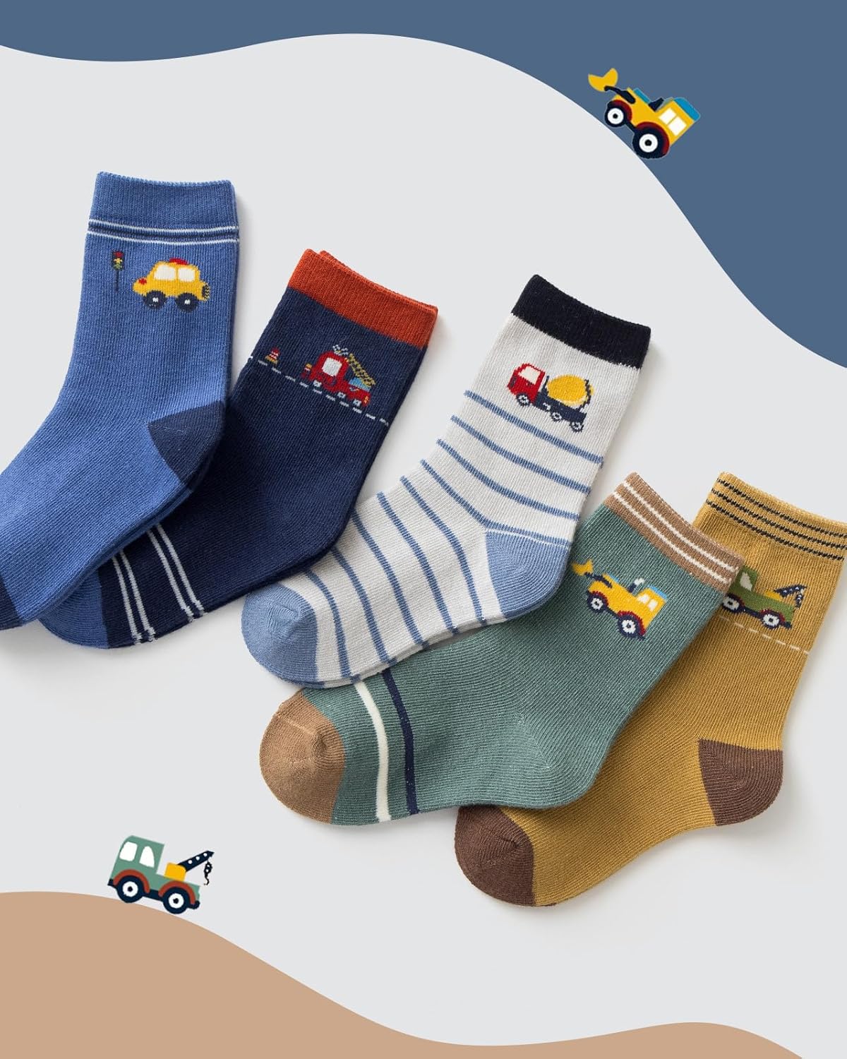 Thumbnail 6 de Kyopp Chaussettes rigolotes Enfants Filles et Garçons – 10 Paires, coton, animaux, Unisex