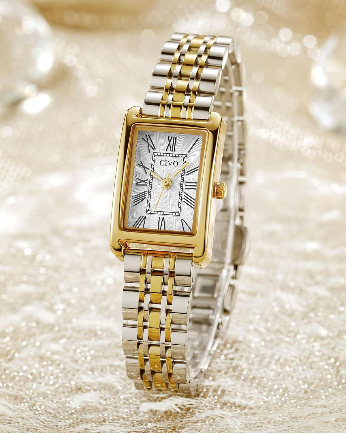 Thumbnail 6 de CIVO Vintage Damen Armbanduhr Rectangular