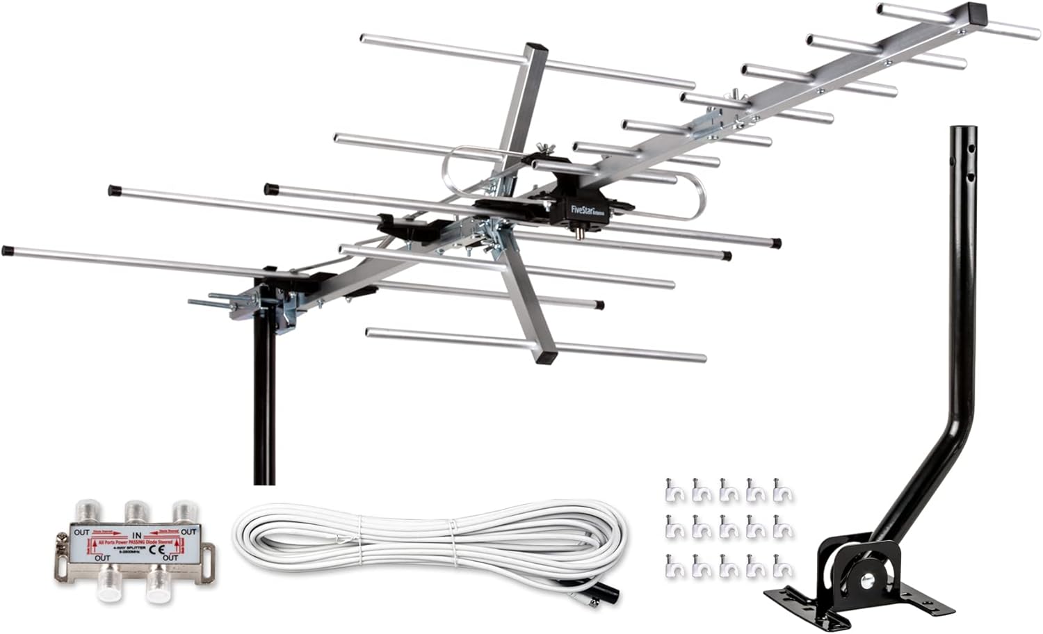 Thumbnail 6 de Five Star TV Antenna Indoor/Outdoor Yagi Satellite HD Antenna