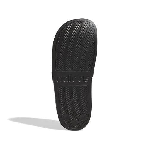 Detalle de adidas Adilette Shower Slides Unisex – Core Black / Cloud White, 34 EU