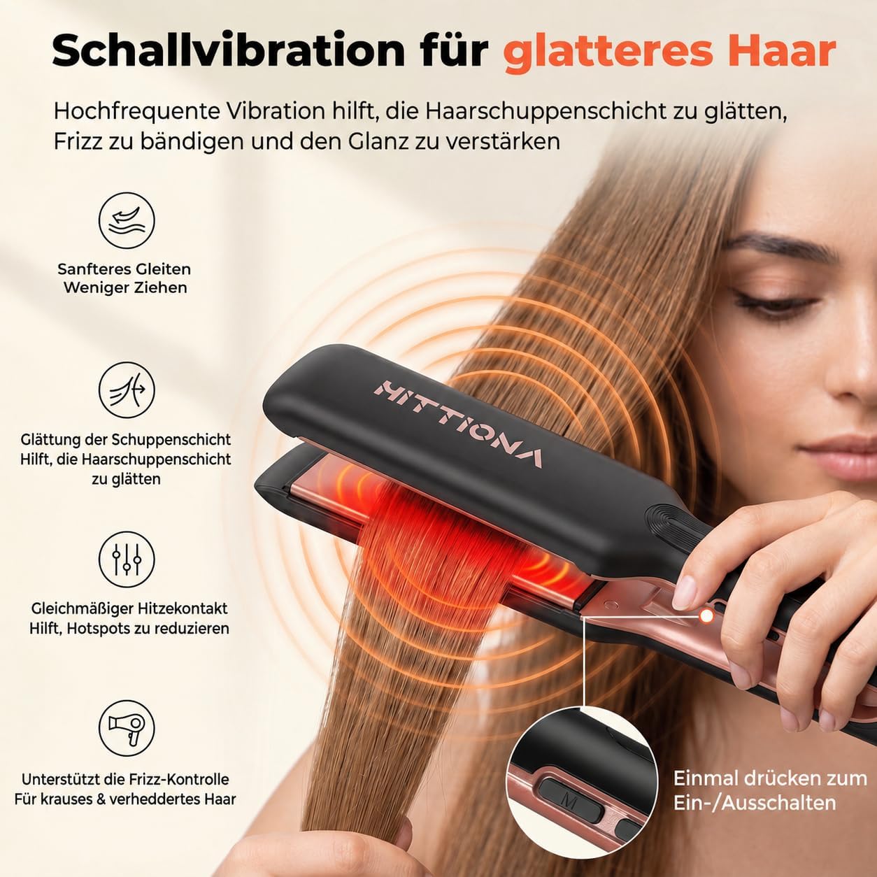 Thumbnail 5 de Professionelles Keramik-Glätteisen 1.75“ Ionen