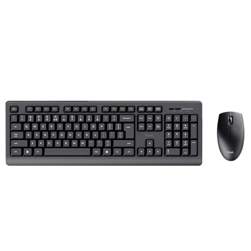 Detalle 2 de Trust Primo Set Tastiera e Mouse Wireless Italiano QWERTY Nero: efficienza, libertà e design affidabile