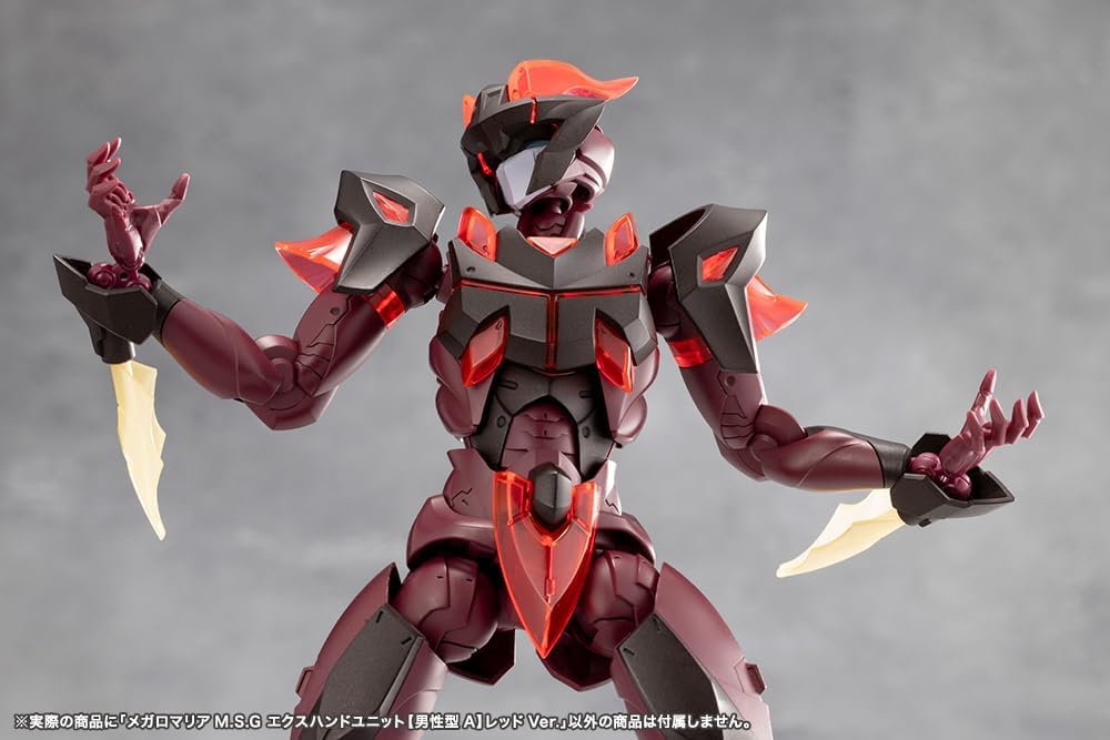 Detalle de 壽屋 CX044 無限邂逅メガロマリア エクスハンドユニット【男性型A】レッドVer. プラモデル・手首8種