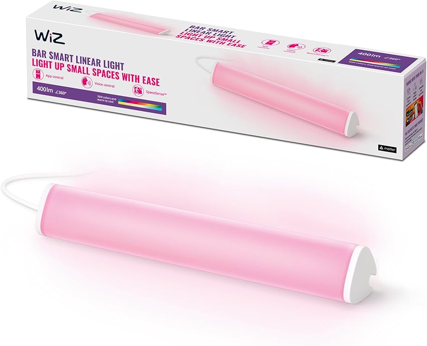 Detalle de WiZ Barra de Luz LED Wi-Fi Color y Blanca, Compatible con Alexa 😊