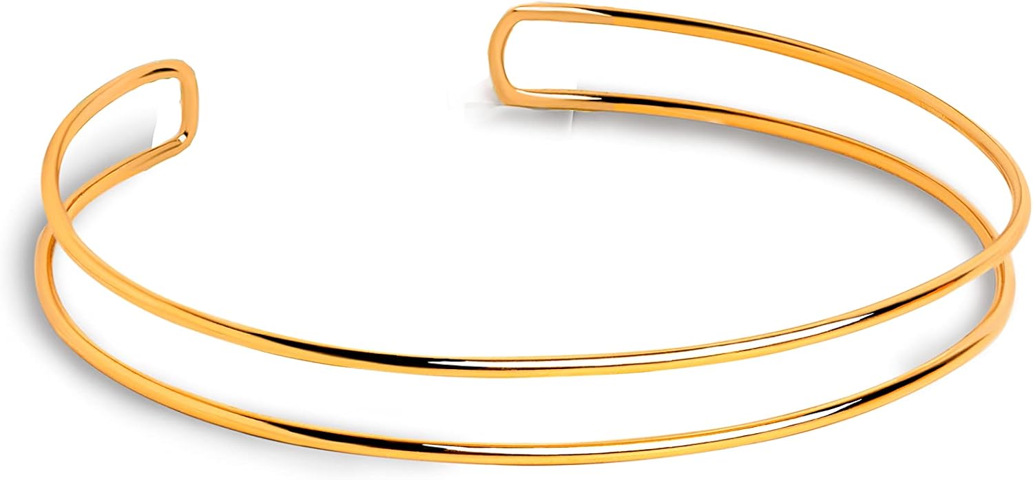 Detalle de SINGULARU Choker Double Ring 11 cm