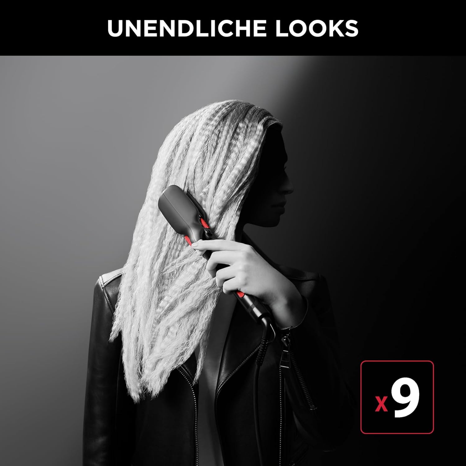 Thumbnail 2 de Rowenta x Karl Lagerfeld Looks Infinitos 9-in-1 CF422L – Haarglätter & Lockenstab mit Keramikbeschichtung