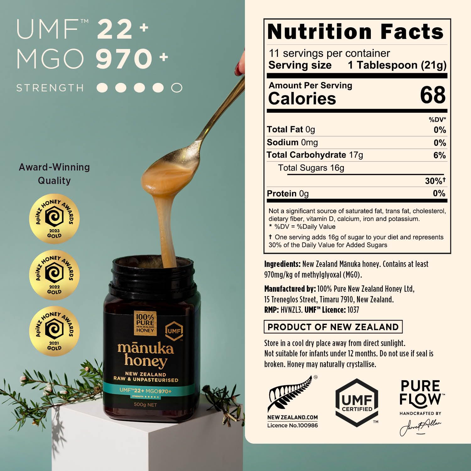 Detalle 2 de Manuka Honey UMF 22+