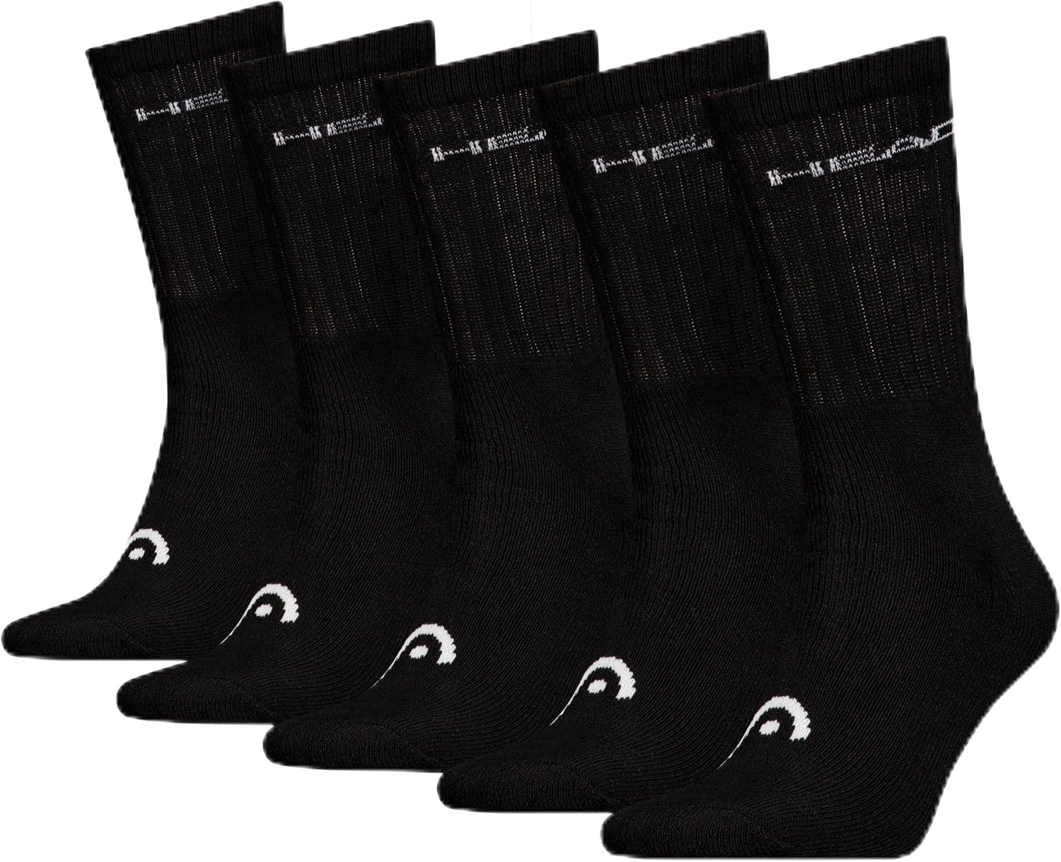 Thumbnail 4 de HEAD All Sports Chaussettes Crew Mixte (lot de 5) – confort quotidien en coton doux