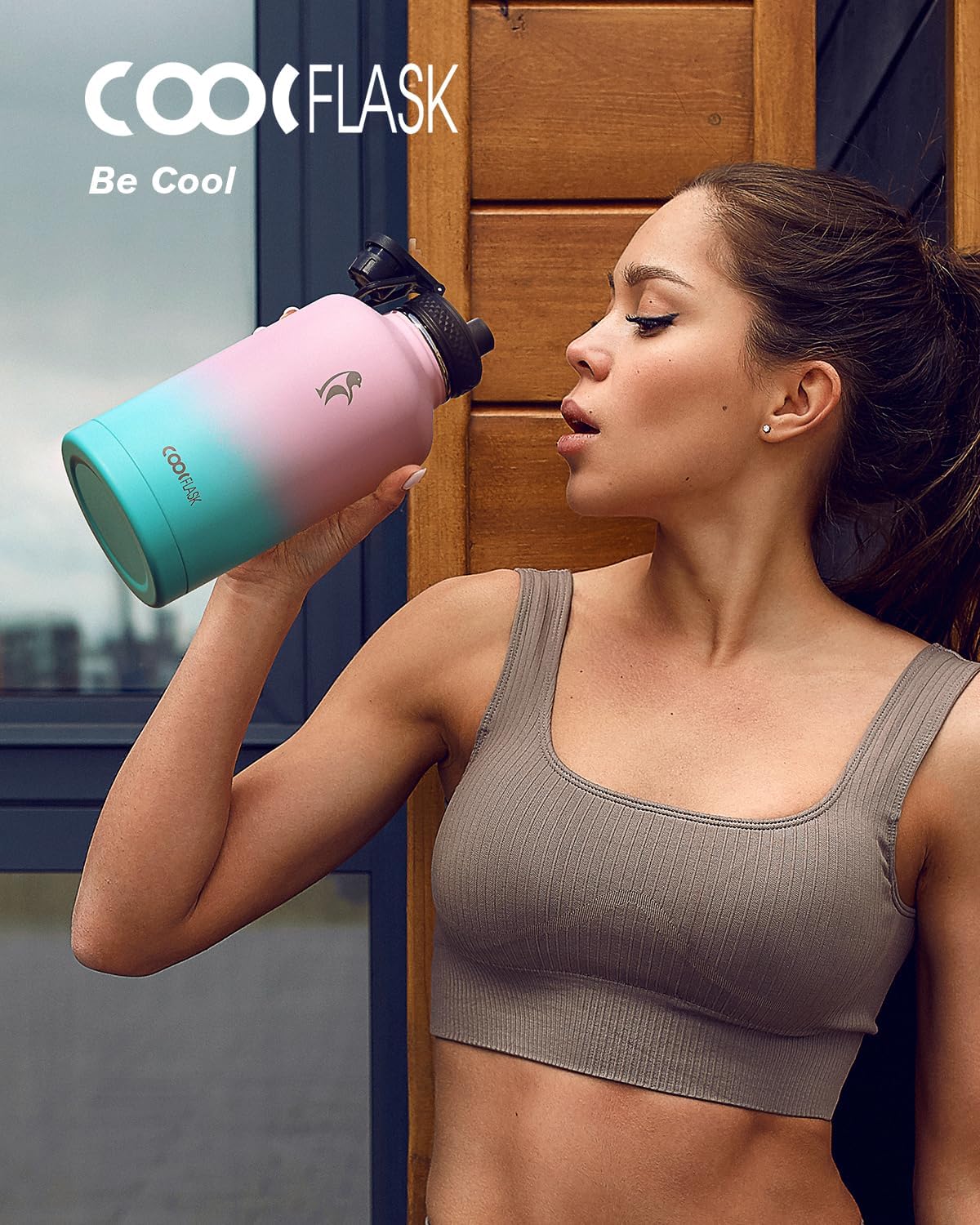 Thumbnail 5 de Coolflask 64 oz Insulated Water Bottle