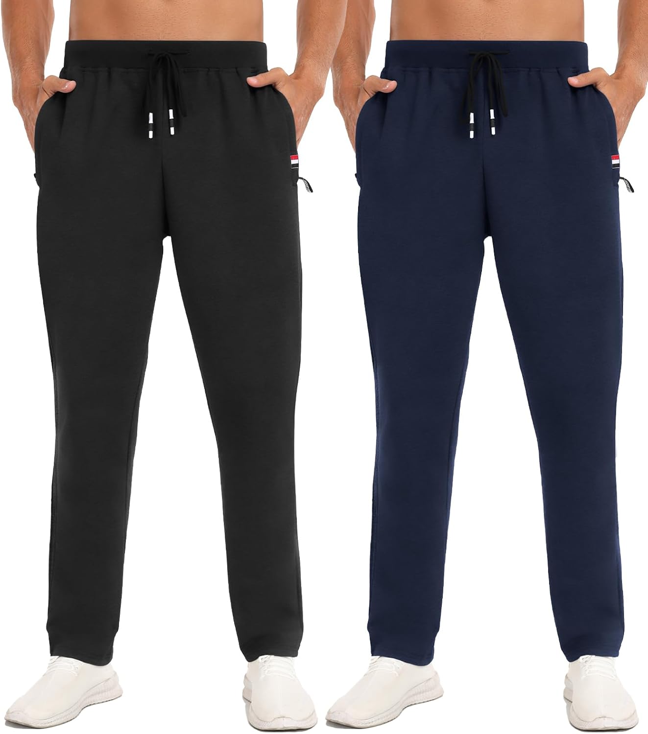 Detalle de YUTYTH tracksuit bottoms with zip pocket