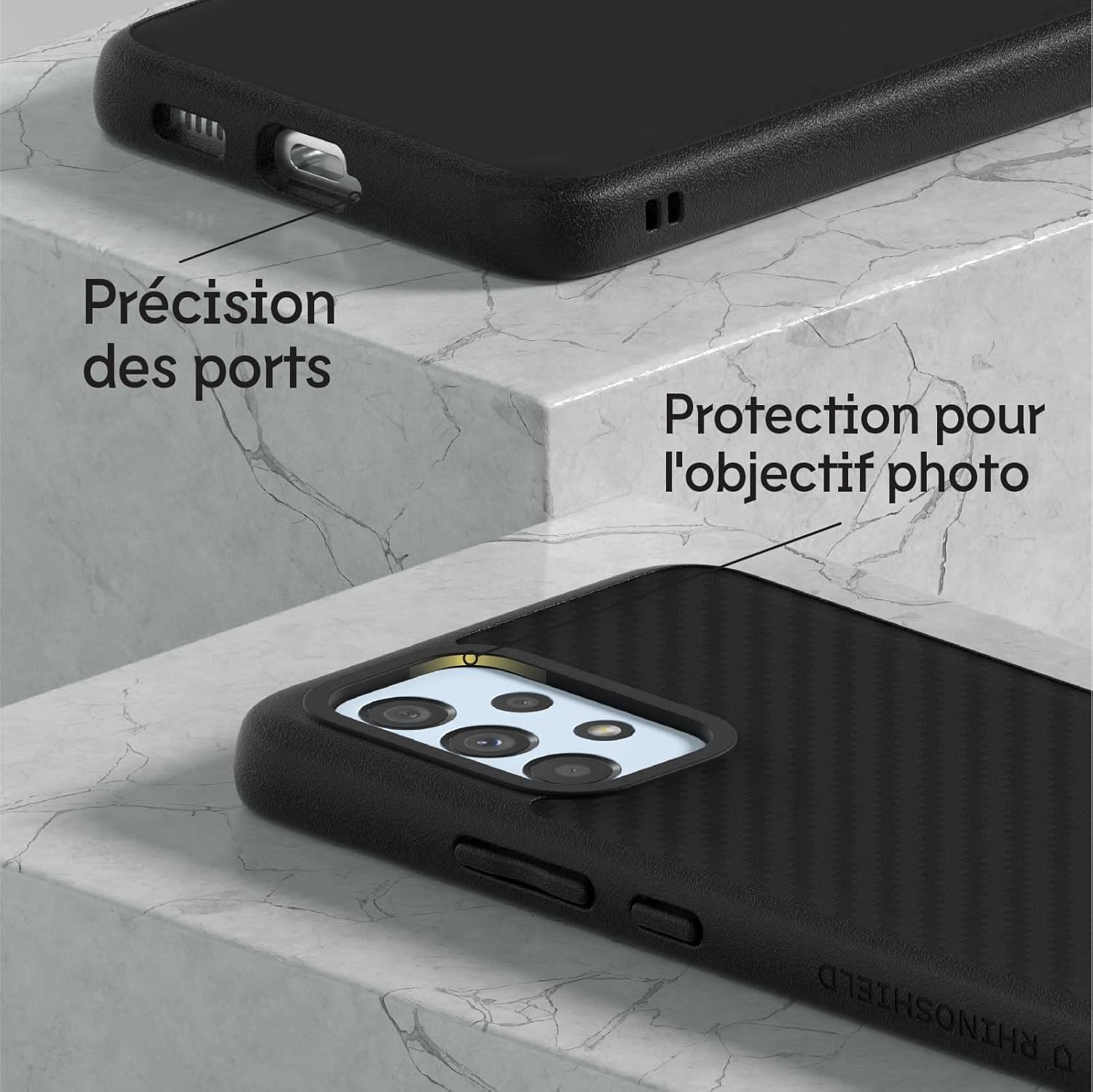 Thumbnail 4 de RhinoShield SolidSuit pour Samsung Galaxy A53 : coque fine mate anti-chocs en fibre de carbone