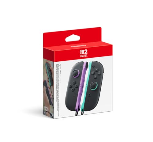 Detalle de Nintendo Joy-Con 2er-Set hellviolett/hellgrün – Joy-Con2 mit C-Knopf und Maus-Modus