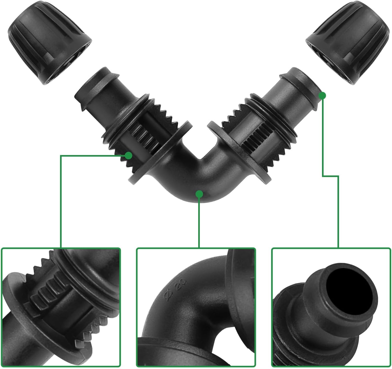 Thumbnail 2 de Hydrogarden Micro-Drip-System 13 mm L-Stück