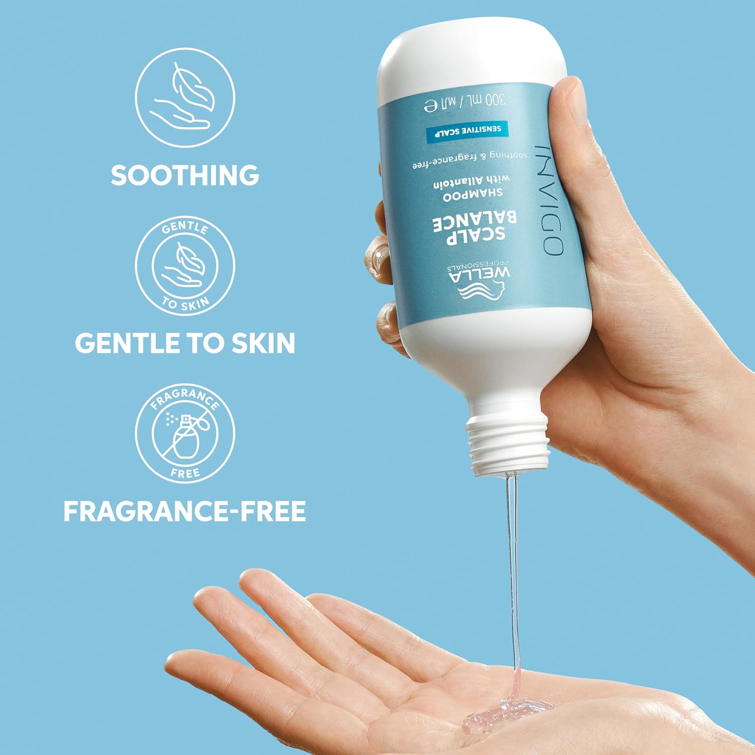Thumbnail 6 de Wella Professionals INVIGO Scalp Balance Sensitive Gentle Cleansing Shampoo (Fragrance Free)