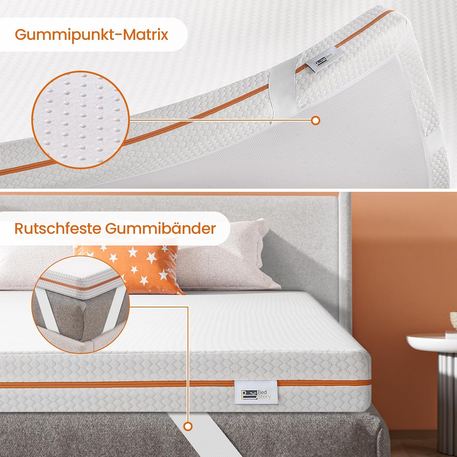 Detalle 2 de BedStory Topper 180x200 mit 10 cm