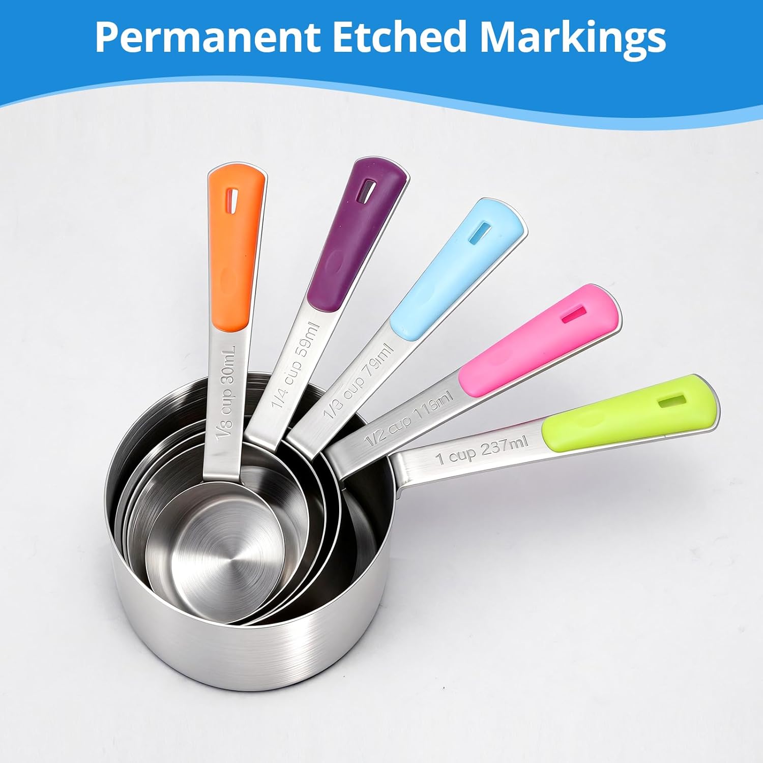 Detalle de Bopei Measuring Cups 10-piece