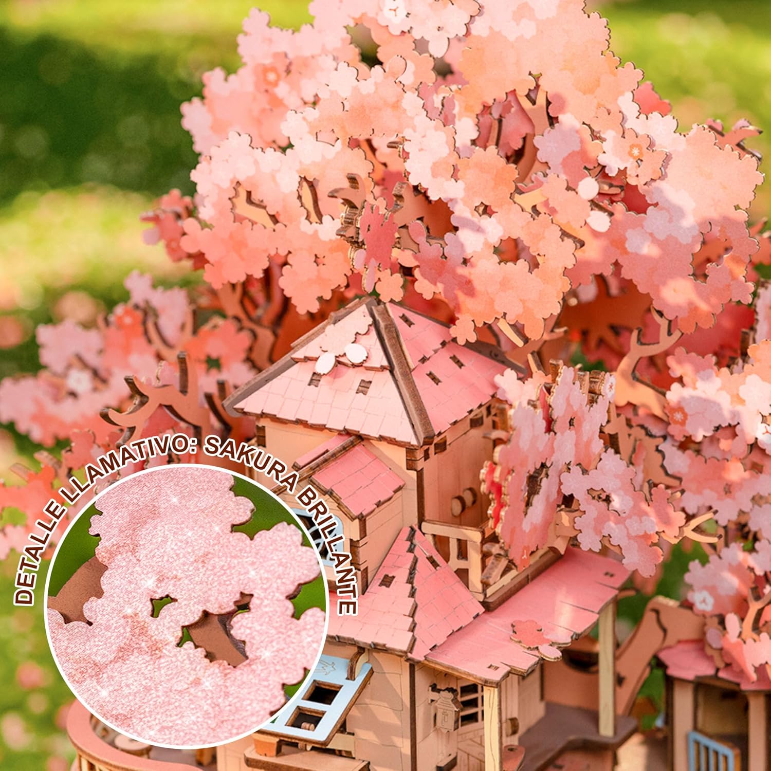 Thumbnail 4 de Rolife Puzzle 3D Casa Sakura Árbol