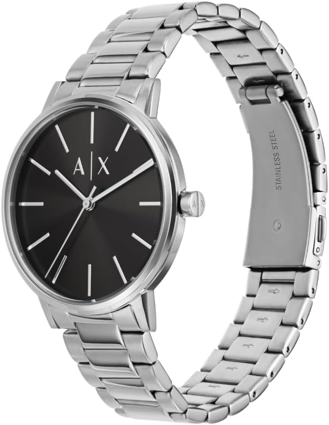 Thumbnail 3 de Armani Exchange Herrenuhr – Edelstahlgehäuse 42 mm, Quarz, analoge Anzeige, 50 m Wasserdicht