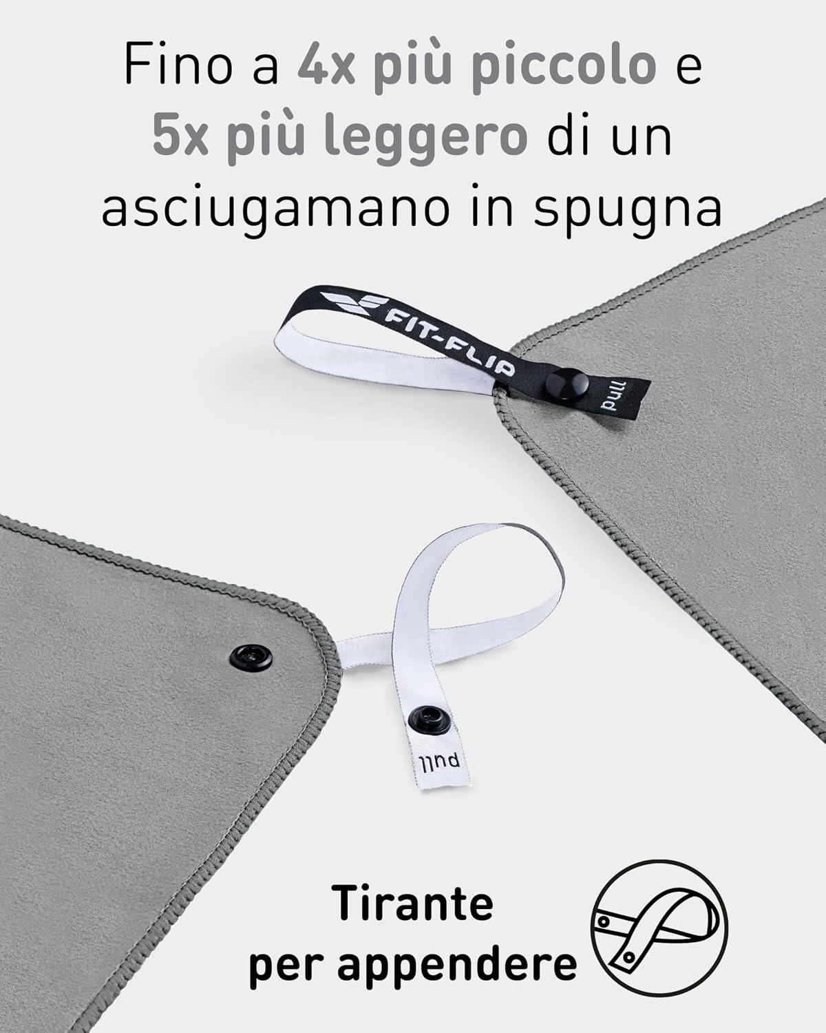 Detalle de Fit-Flip asciugamano microfibra per sport