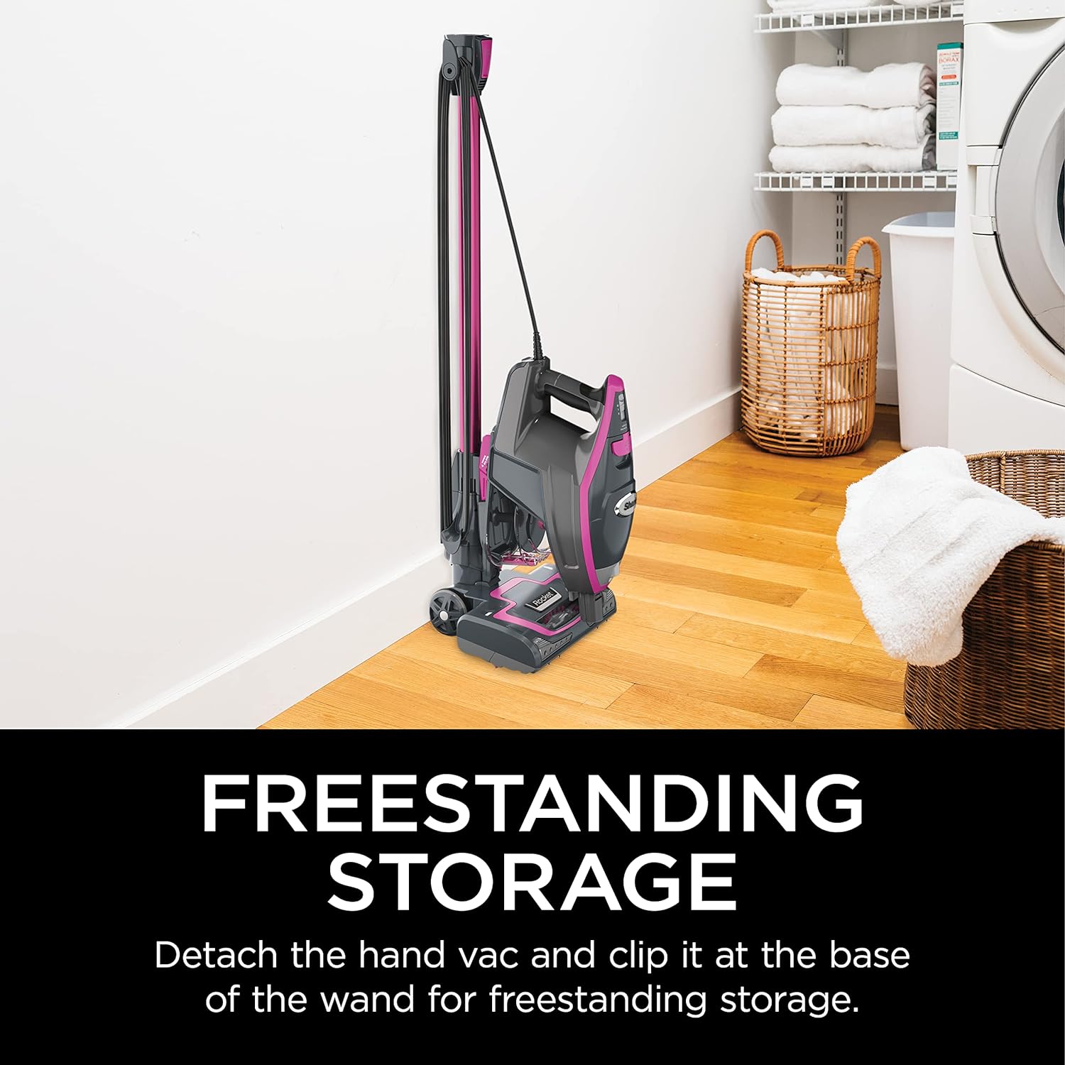 Thumbnail 5 de Shark HV371 Rocket Pro DLX Corded Stick Vacuum with Removable Hand Vacuum (XL Cup) in Fuchsia