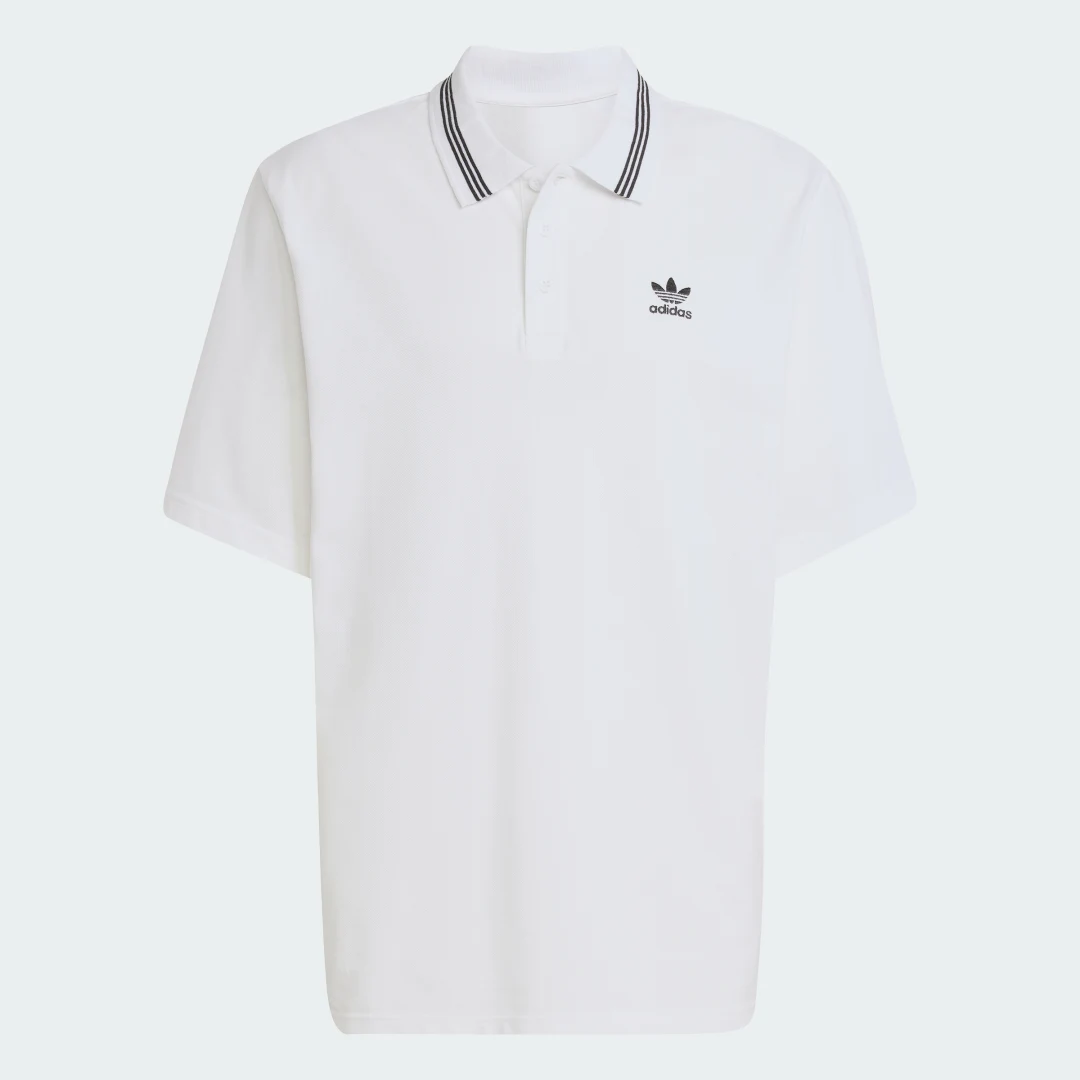 Thumbnail 3 de Polo holgado Adidas Adicolor en blanco