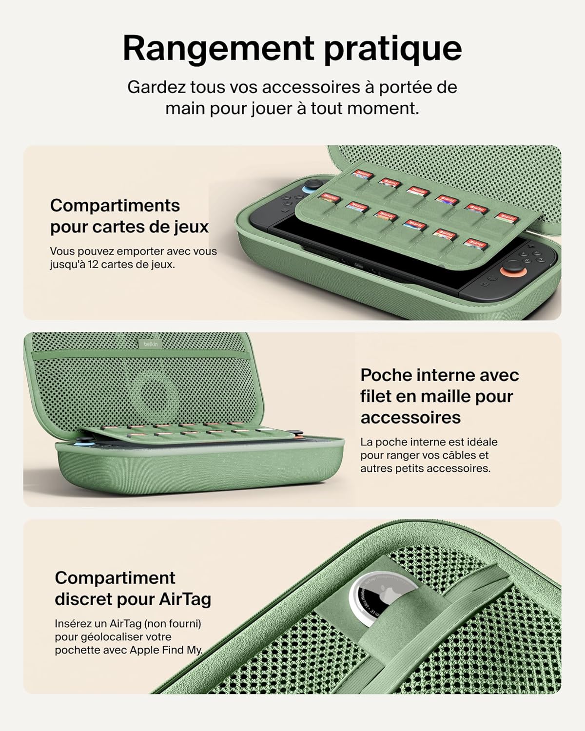 Thumbnail 4 de Belkin Gaming Pochette Switch 2 avec batterie 10000 mAh