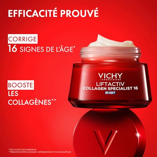 Detalle de Vichy Liftactiv Collagen Specialist Crème Nuit Anti-Âge Rhamnose – soin profond pour la fermeté