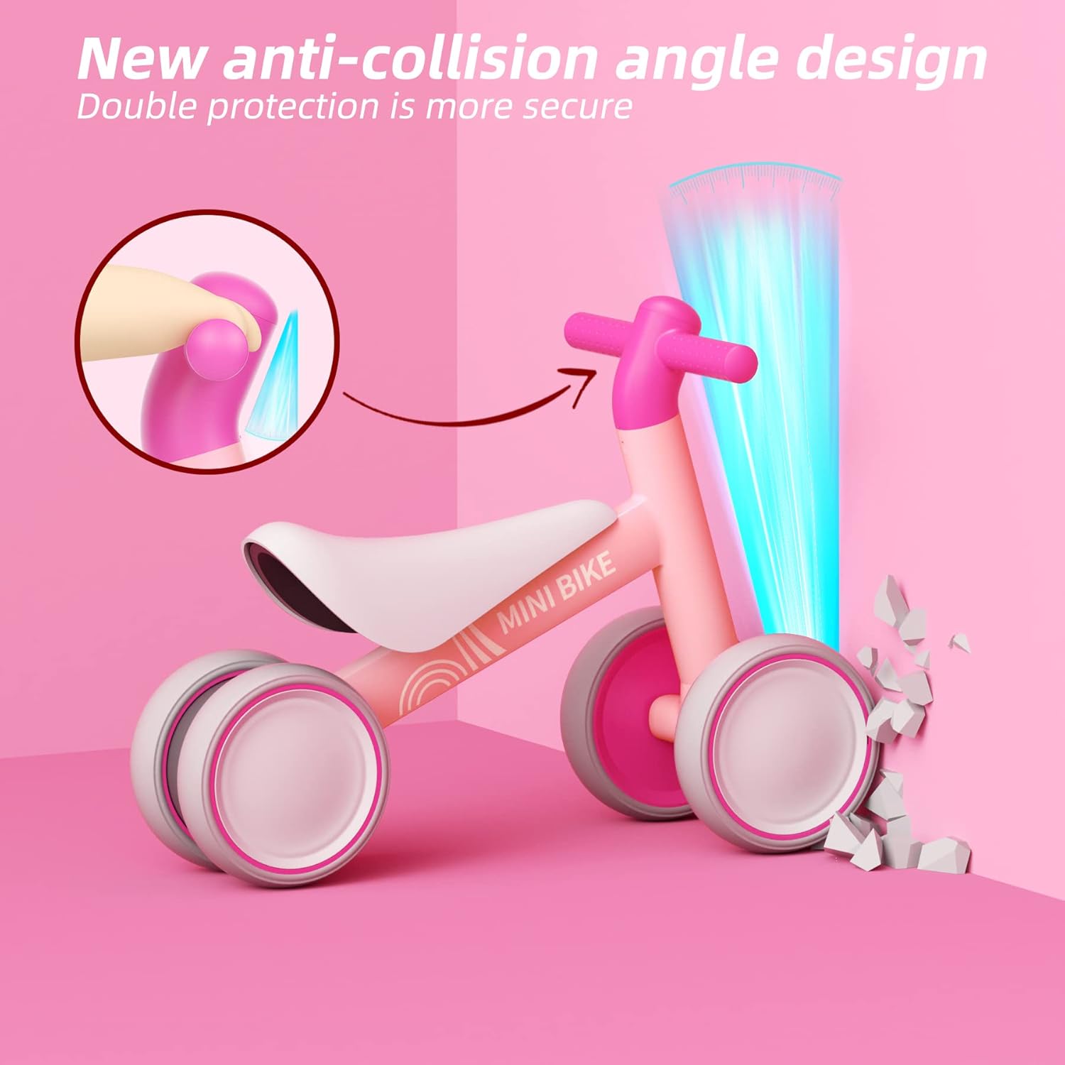 Detalle de KORIMEFA Baby Balance Bike: First Ride for 10–24 Months